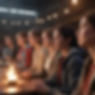 Audience Engagement in Matches Engaging audience reactions during pivotal moments