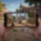 Fortnite Mobile gameplay on a smartphone