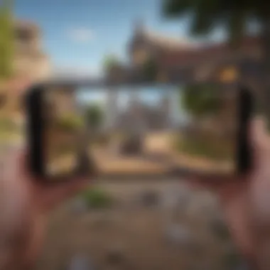 Fortnite Mobile gameplay on a smartphone