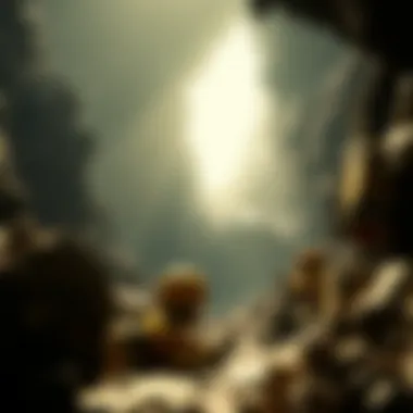 A visual representation of the intricate narrative structure within Amazon Dig It.