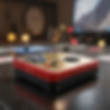Amiibo Cards in the Gaming Experience A gaming setup featuring amiibo cards in action