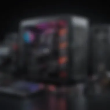 Choosing the Right Components Selection of gaming PC components laid out