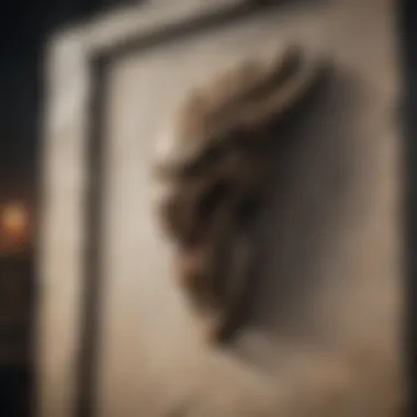 Origins of the Dragon Claw Mythos Ancient Dragon Claw Embedded in Stone Tablet