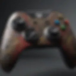 Vibrant Apex Legends Xbox controller skin showcasing intricate designs
