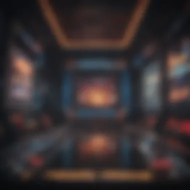 Dynamic Gameplay: Immersive Worlds Await Arcade game screen displaying a vibrant and dynamic game scene
