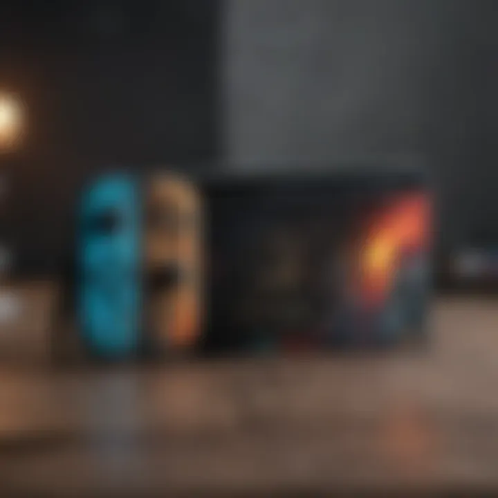 Artistic Abstract Nintendo Switch Console Skin