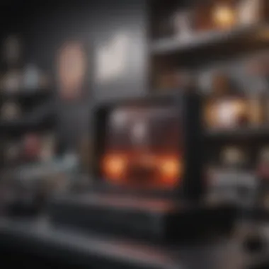 Creative Display for Gaming Enthusiasts Artistic Gaming Collection Presentation