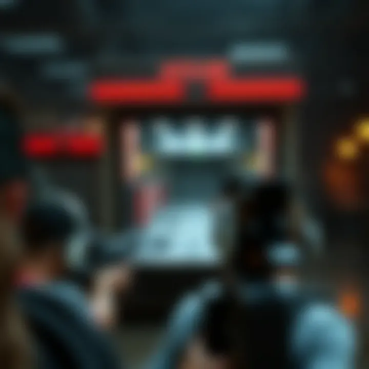 Game screen demonstrating auto aim in action during a shooting game