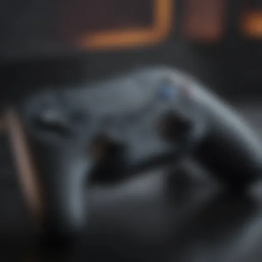 Detailed view of a Backbone gaming controller connected to a smartphone showcasing its ergonomic design.