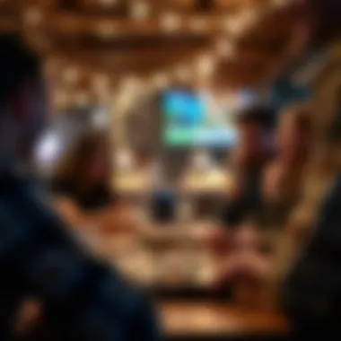 Social Interaction During Game Night Close-up view of a game night with laughter and social interaction.