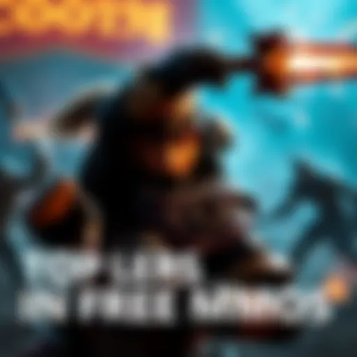 Dynamic combat scene showcasing a character in battle
