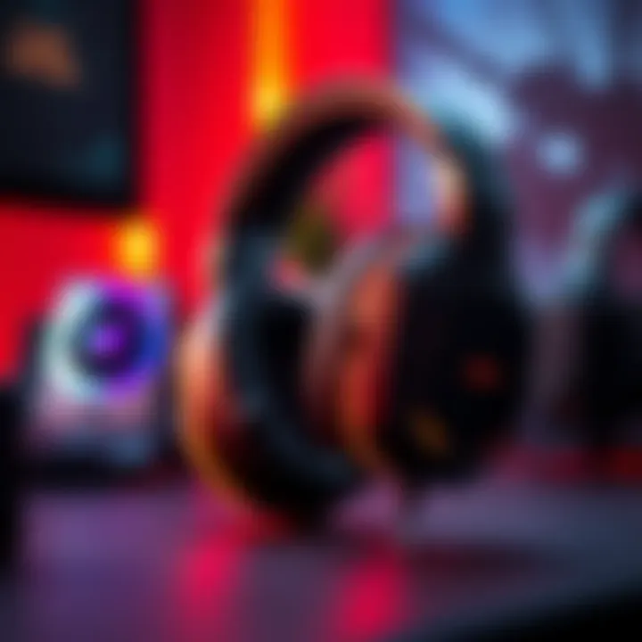 Gaming Headphones with Advanced Features Gaming headphones with advanced features for immersive experience