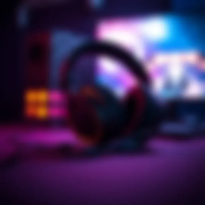 Premium Over-Ear Headphones Premium over-ear headphones showcasing rich sound quality