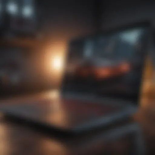 A sleek mid-priced gaming laptop showcasing powerful specs