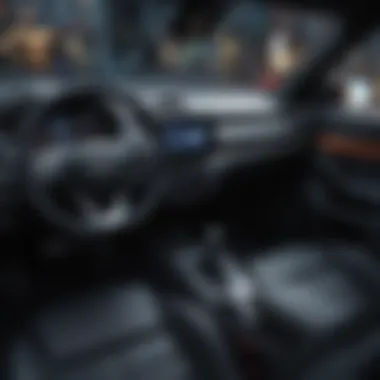 Compact SUV Interior with Advanced Technology