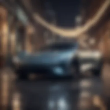 Luxury Electric Vehicle Front View