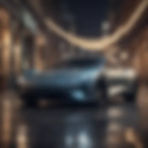 Luxury Electric Vehicle Front View