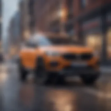 Urban Adventure Companion Sporty Crossover Vehicle in Urban Setting