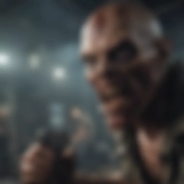 A thrilling gameplay scene from a popular zombie game