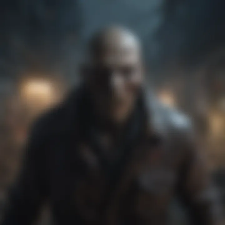 An eerie atmosphere in a zombie-themed narrative setting