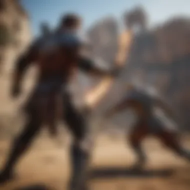 Dynamic Combat in Black Desert Online An intense combat scene highlighting the dynamic action of BDO