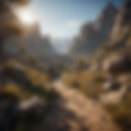 A breathtaking landscape of Black Desert Online showcasing its stunning environment