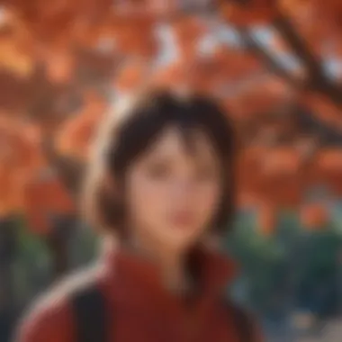 Maple: The Protagonist of Bofuri Subbed Stylized depiction of main character Maple in Bofuri subbed anime