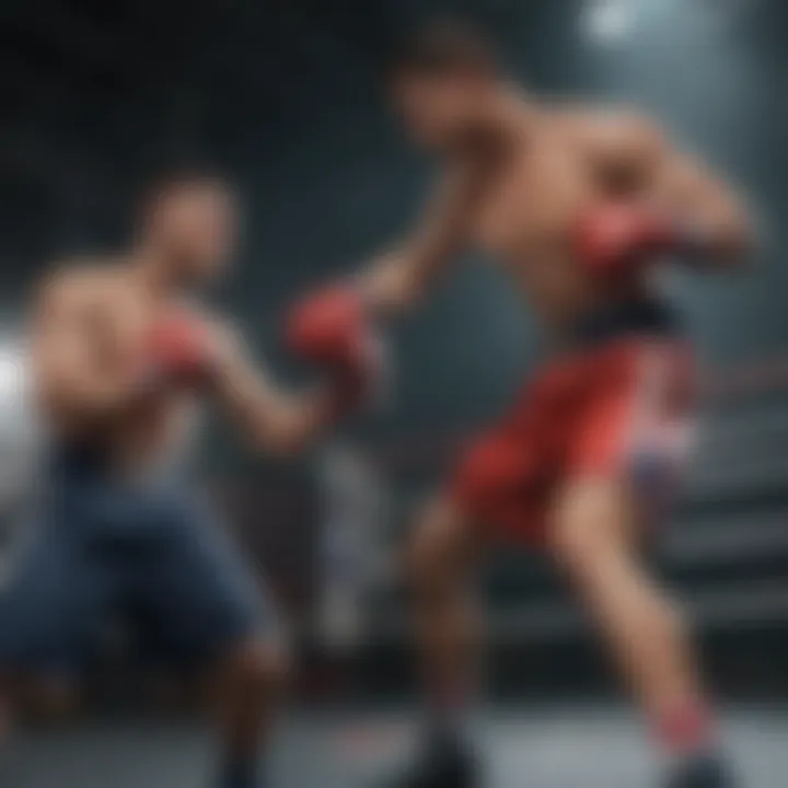 Gameplay mechanics of a boxing video game