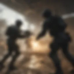 Intense gameplay in Call of Duty: Advanced Warfare