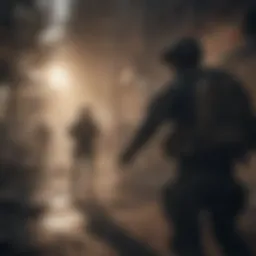 A thrilling multiplayer battle scene showcasing tactical gameplay in Call of Duty: Modern Warfare.