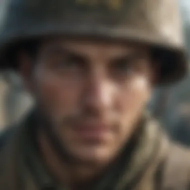 Engaging Multiplayer Experience Multiplayer lobbies in Call of Duty: WWII showing player engagement.