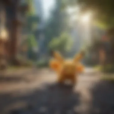 Engaging Gameplay in Pokémon In-game screenshot from Pokémon title