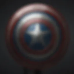 Captain America's Shield Symbolizing Strength and Protection