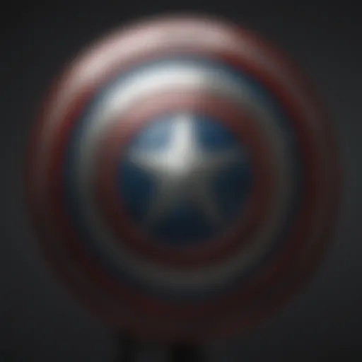 Captain America's Shield Symbolizing Strength and Protection