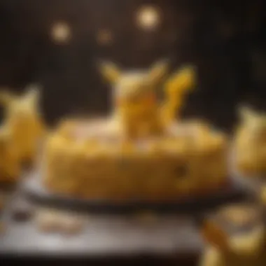 Celebratory Pikachu Cake Delight