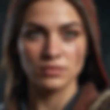 Character customization screen in Assassin's Creed Valhalla