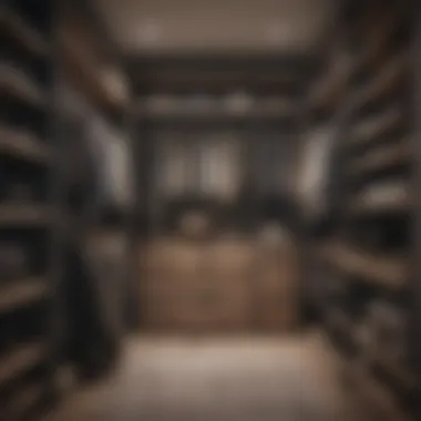 Stylish Walkthrough Closet Storage Solutions Chic Walkthrough Closet Storage