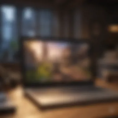 Immersive Gaming Experience on Chromebook Chromebook with Fortnite game interface
