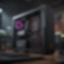 A high-performance gaming PC showcasing CLX branding