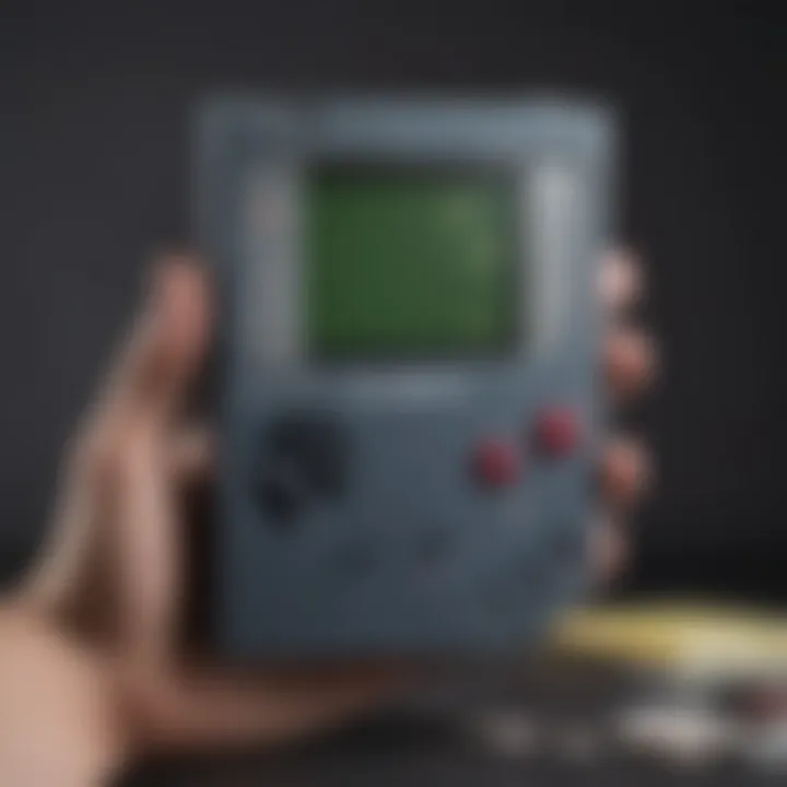 Illustration highlighting the influence of collector demand on Gameboy value