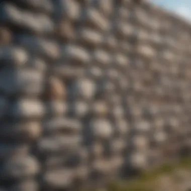 Masterpiece of a Finished Stone Wall Completed Stone Wall