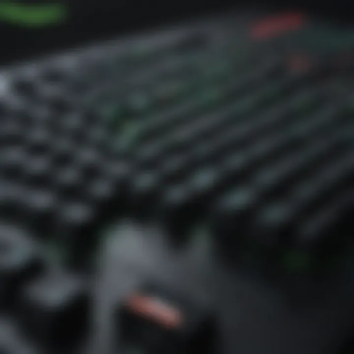 Comparison chart of Razer keyboards against traditional models