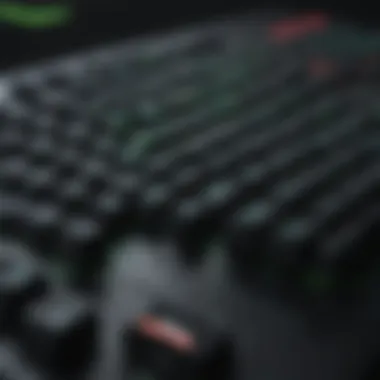 Comparative Analysis of Razer and Traditional Keyboards Comparison chart of Razer keyboards against traditional models