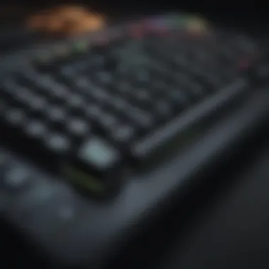 Ergonomic Features of Razer Left Handed Keyboards Razer left handed keyboard showcasing ergonomic design