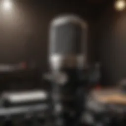 Professional microphone setup