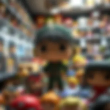 Anime Funko Pop Collector's Showcase Collector showcasing an impressive Anime Funko Pop collection