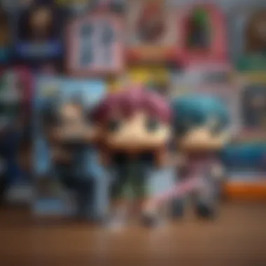 Dynamic Poses of Trendy Anime Funko Pops Trendy Anime Funko Pops in dynamic poses