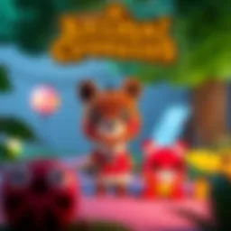 A vibrant representation of various codes in Animal Crossing