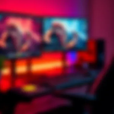 Ergonomic Features of Gaming Desks Close-up of ergonomic gaming desk features