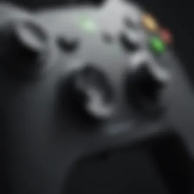 Connection Port of the Wired Xbox PC Controller Close-up of connection port on wired Xbox controller